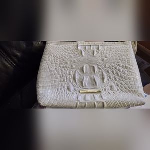 Brahmin leather handbag white